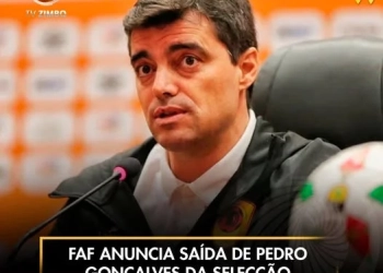 FAF anuncia saída de Pedro Gonçalves da Selecção Nacional