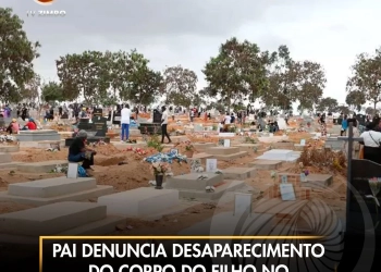 Pai denuncia desaparecimento do corpo do filho no cemitério de Viana