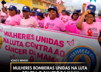 Mulheres bombeiras unidas na luta contra o cancro da mama