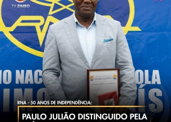 Paulo Julião distinguido pela Rádio Nacional de Angola