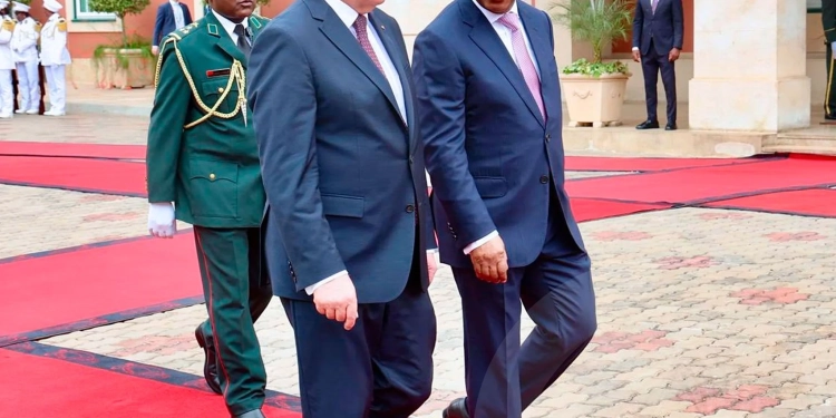 PR João Lourenço recebe Presidente da Alemanha em visita a Angola