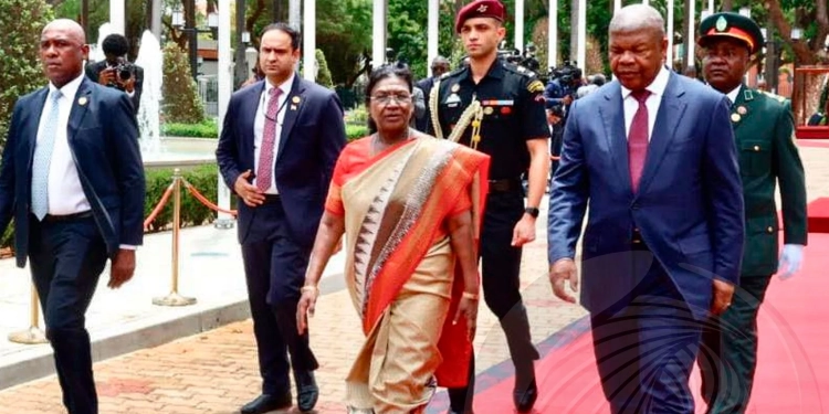 Presidente da Índia inicia visita de Estado a Angola