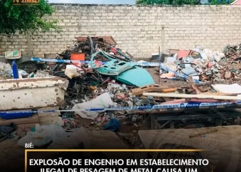 Explosão de engenho em estabelecimento ilegal de pesagem de metal causa um morto e cinco feridos
