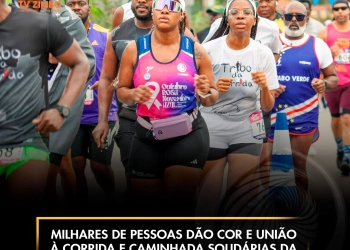 Milhares de pessoas dão cor e união à corrida e caminhada solidárias da TV ZIMBO com apoio da Tchaco Sports