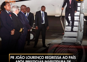 PR João Lourenço regressa ao país após prestigiar investidura de Alassane Ouattara