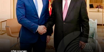 PR João Lourenço mantém encontro com representante norte-americano em Abidjan